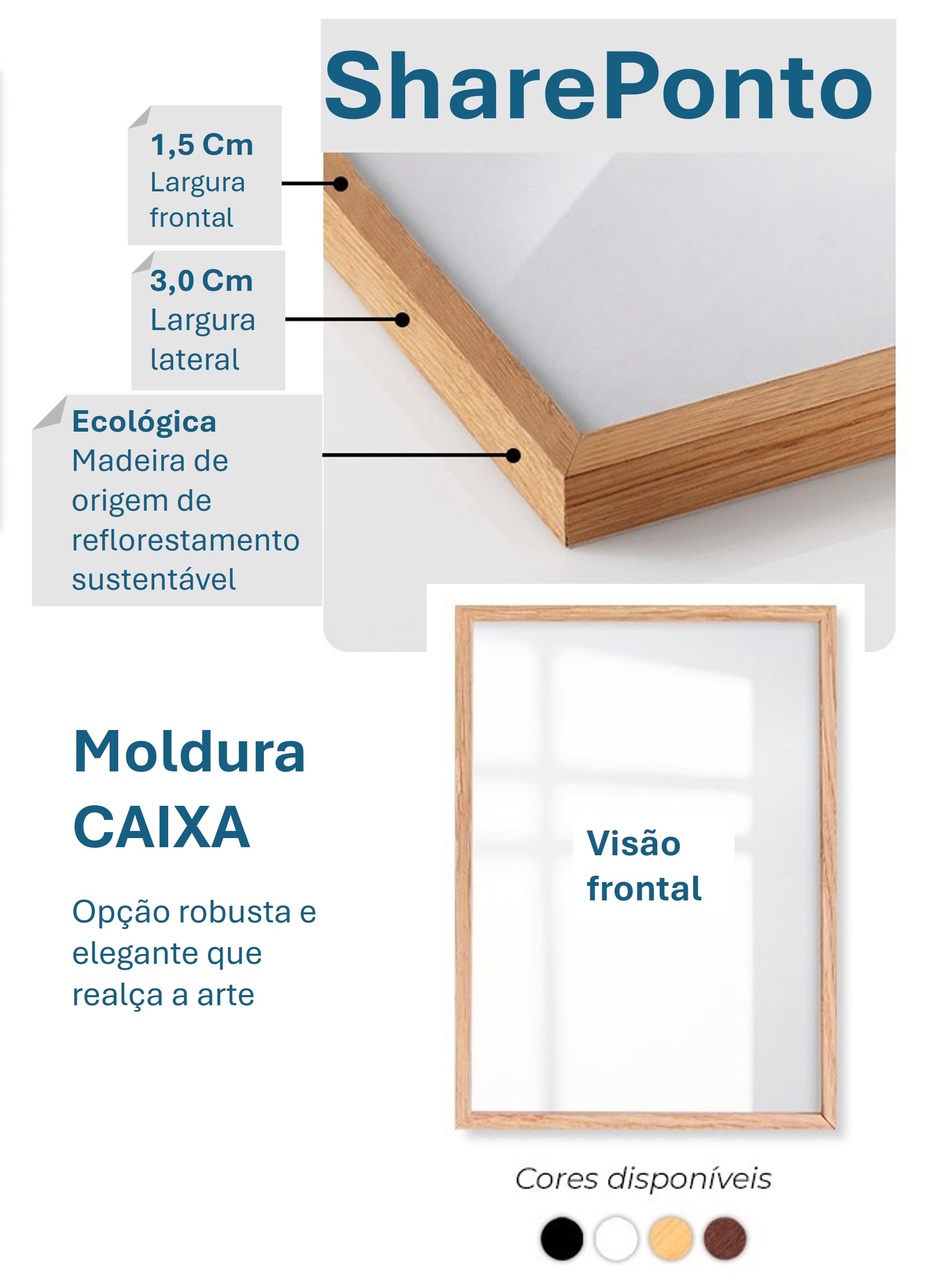 Detalhes da moldura tradicional